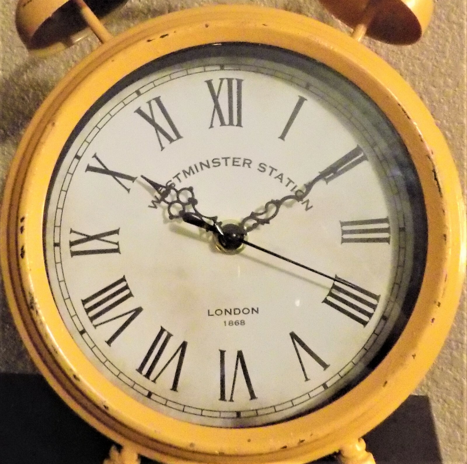 MZB Westminster Yellow Metal  Clock  (Mantle Style) ~ FREE SHIPPING ~NEW~
