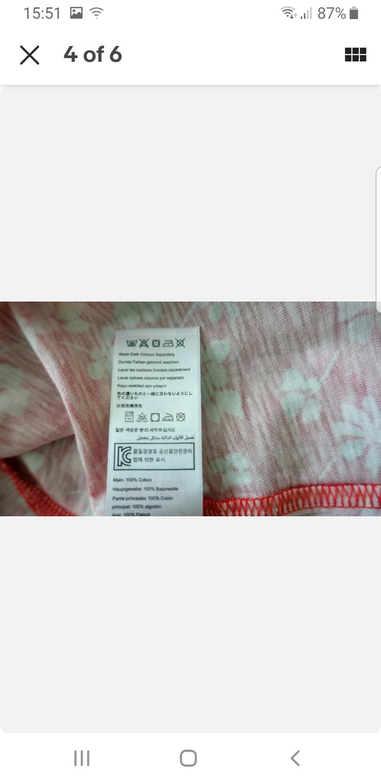 JOULES RED FLORAL HARBOUR RELAXED FIT COTTON TOP size 12. BNWT. RRP £29.95 image 8