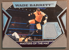 WADE BARRETT 2011 Topps WWE Masters of the Mat Relics