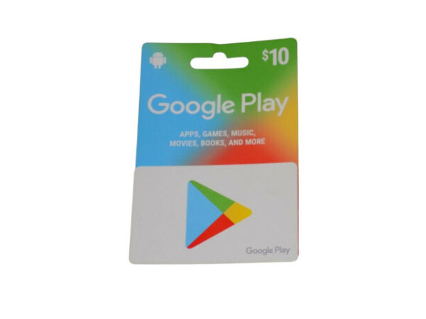 Gift card Google Play 10 reais