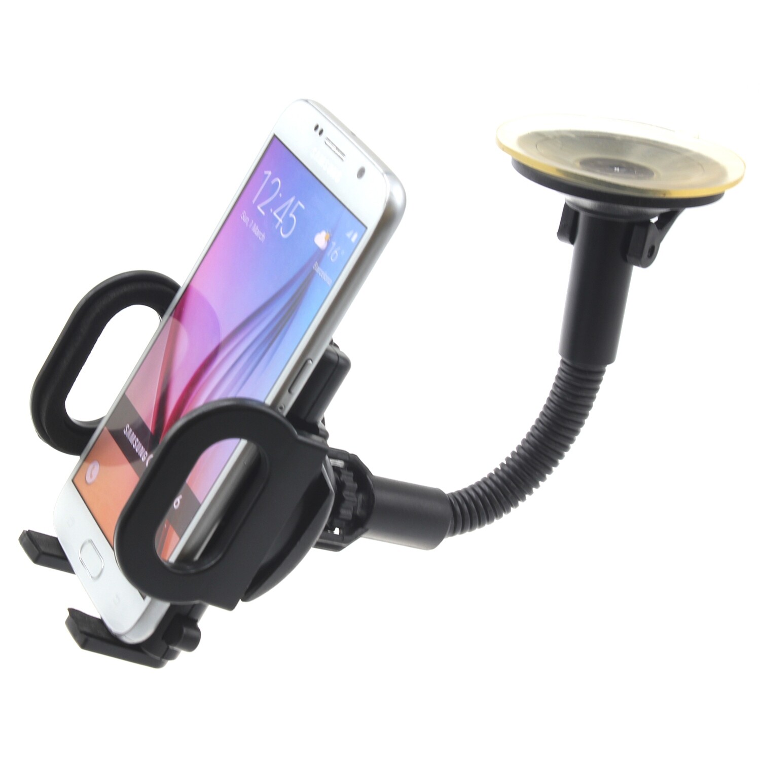 For Samsung Galaxy A12/A32/A42/A52/A72 Holder Car Mount Windshield Cradle Swivel