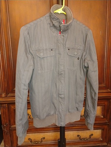 VOLCOM Women's Grey Utility Jacket Medium EUC - Picture 4 of 13