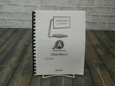 OPTELEC US ClearView C Monitor Low Vision Magnifier USER MANUAL
