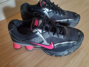 Nike Womens Shox M2 370838-061 Black Gray Pink Running Shoes Lace Up Size 7  | eBay