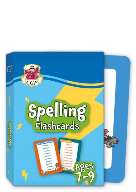 Spelling Flashcards for Ages 7-9 by CGP Books (Hardback Book)