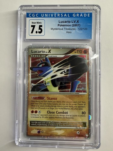 Lucario LV.X graded CGC 7.5 for sale on eBay