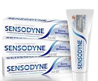 Sensodyne Extra Whitening Toothpaste - 4.0oz, Pack of 4