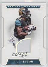 2016 National Treasures Century Materials Holo Silver Prime 18/25 TJ Yeldon gn1