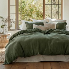 Bedsure 100 Muslin Cotton Duvet Cover King Size - Ultra-Soft Gauze Duvet Cover,