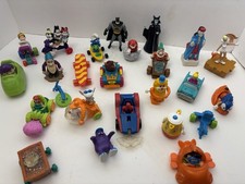 Huge Vintage 90s Fast Food Toy Lot 25 Pieces McDonald s Disney Batman Ariel