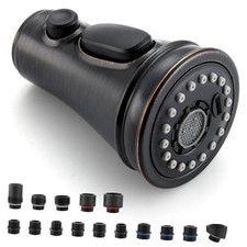 Kitchen Faucet Replacement Spray Head - with 15 Adapters, Oil Rubbed Bronze
