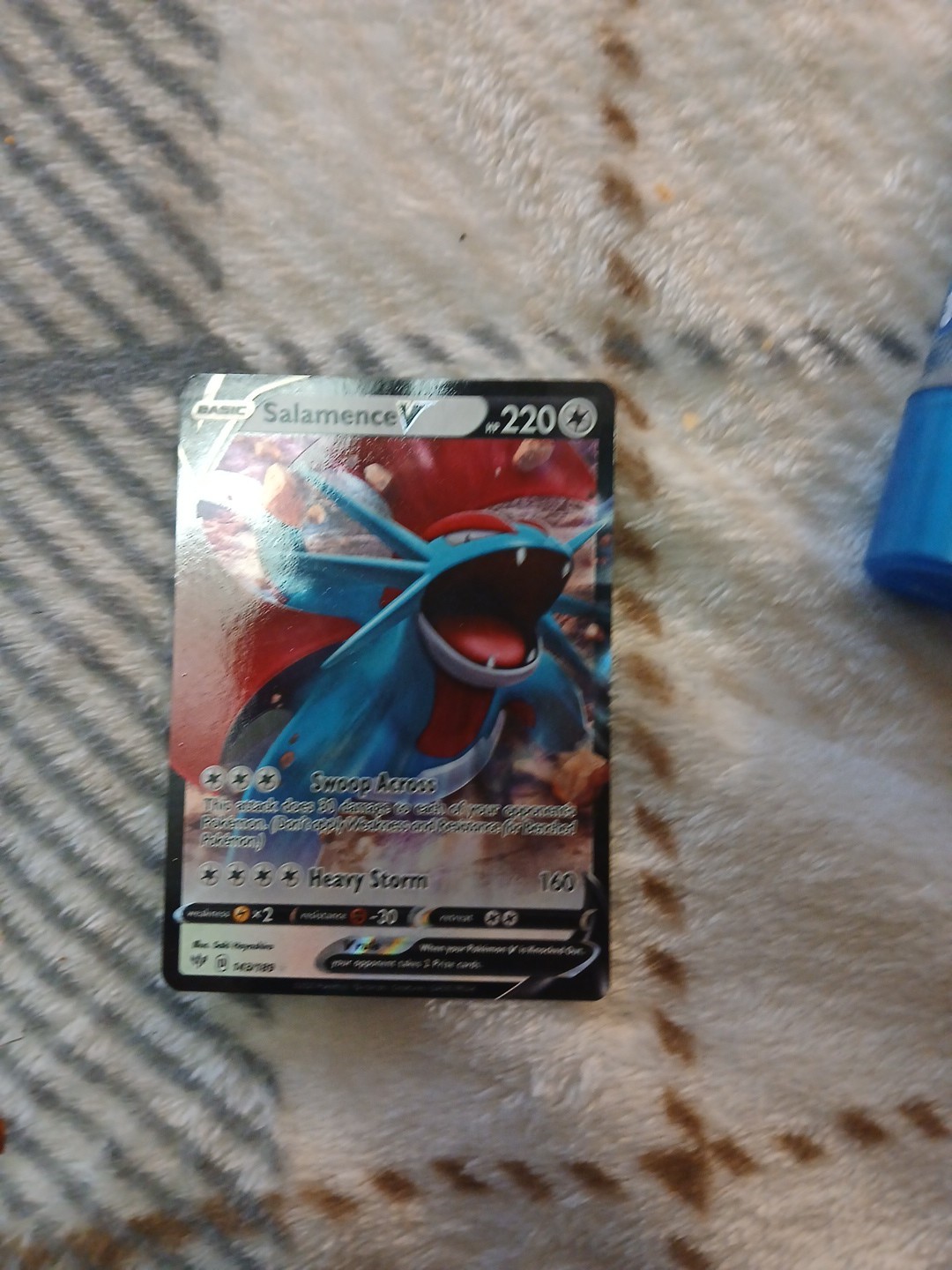 Salamence V 143/189 - Darkness Ablaze - Ultra Rare Pokemon Card - Near Mint (NM)