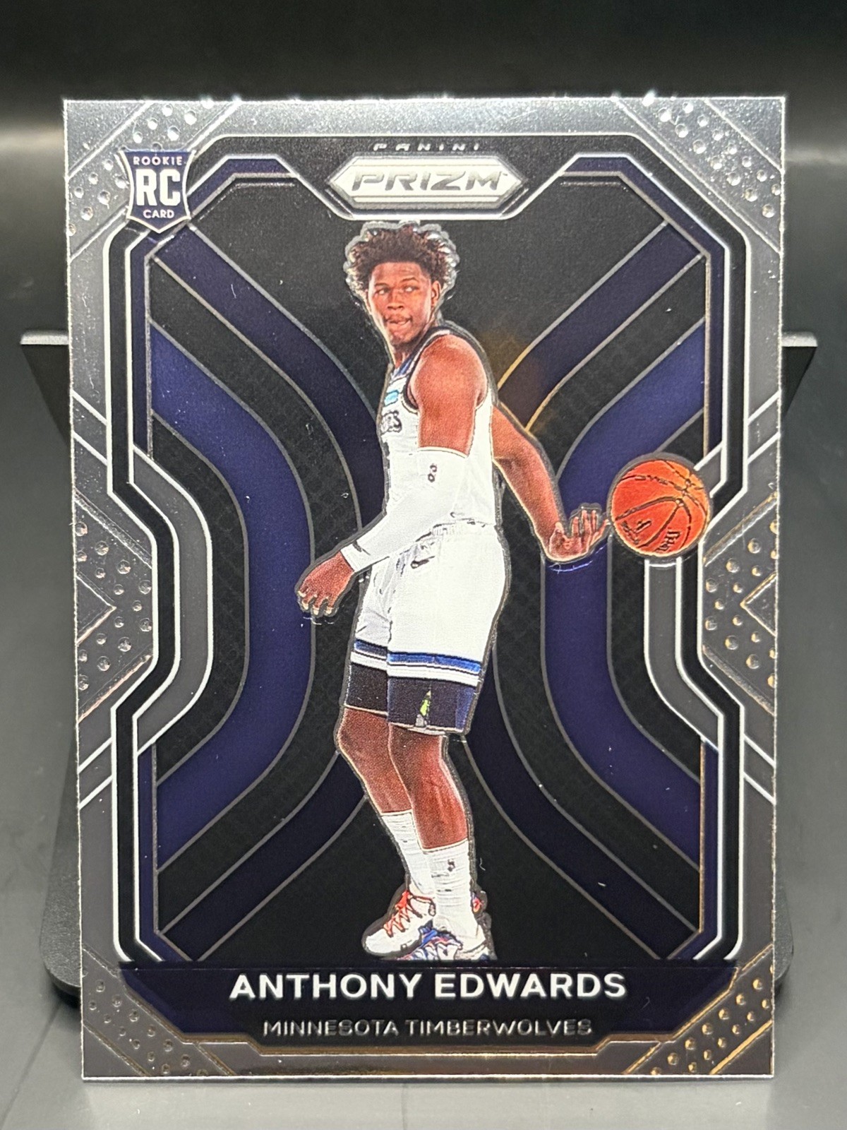 Panini Prizm 2020-21 Anthony Edwards Rookie Base #258 Timberwolves