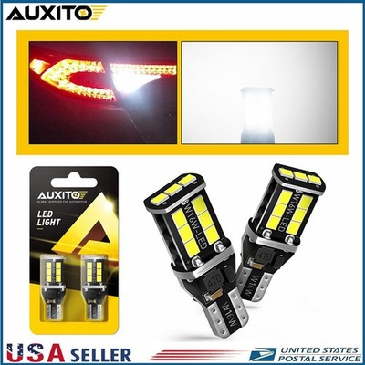 AUXITO 921 Backup Reverse Car Rear LED Bulb CANBUS ERROR FREE T15 W16W 904 White
