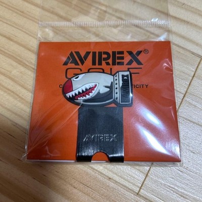 AVIREX Shark Mouth Golf Ball marker with Base Gray