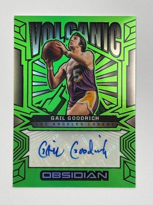 2024-25 Panini Obsidian Volcanic Signatures Gail Goodrich 23/25 #VS-GGL Lakers