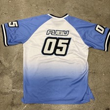   VTG FUBU 05 Mens L Sports Jersey League 05 90s Hip Hop Size 22.5x30
