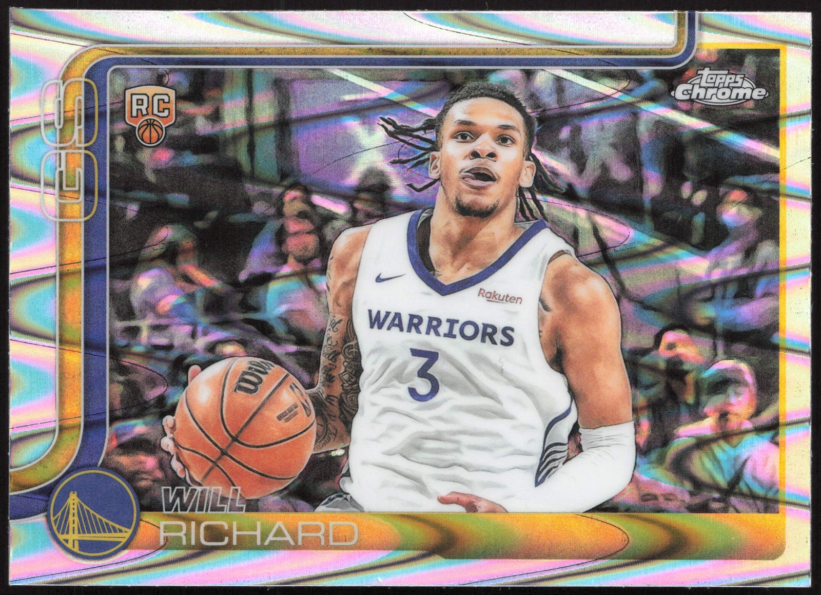 2025-26 Topps Chrome #287 Will Richard RayWave Refractor