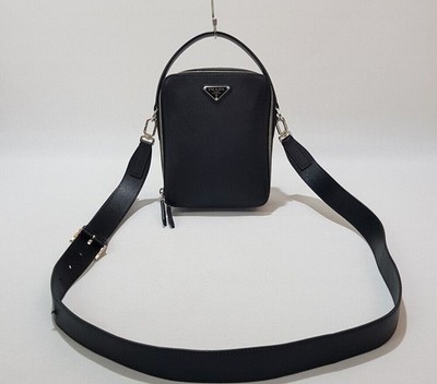 Prada Saffiano Tote Schultertasche mit Triangle Logo 2VH066 105217165 [U]