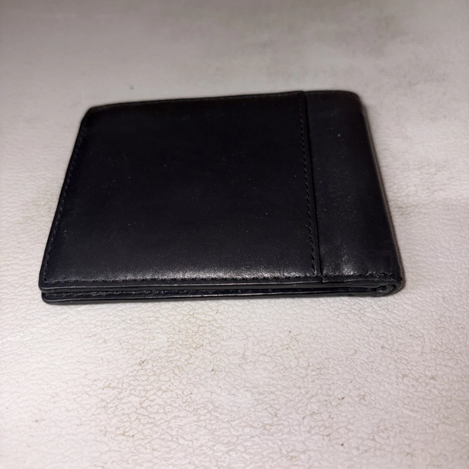 Cartera plegable negra John Varvatos Foto 4 de 4