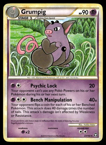 Grumpig 23/102 - Pokemon Triumphant - NM