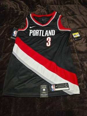Nike Swingman CJ McCollum Portland Trail Blazers NBA Jersey Mens Size 40 / Small