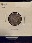 1862 Indian Head Small Cent Philadelphia Business Strike Circulated