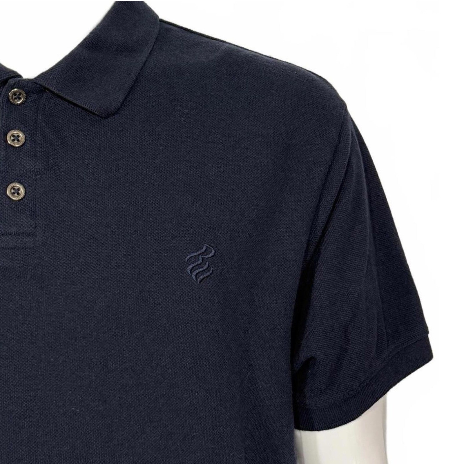 Rocawear Classic Navy Blue Men's Polo Shirt With Logo Size XL
