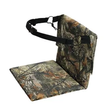  Hunting Seat Cushion, Portable Stadium Seat Pad with Waist Belt, Pine Camo