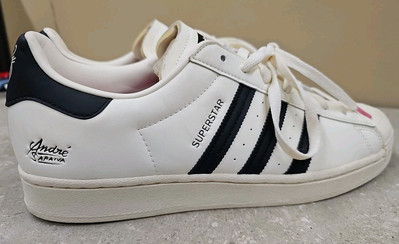 NWOB adidas André Saraiva x Superstar Chalk White Black GZ2203 Men s Size 11 