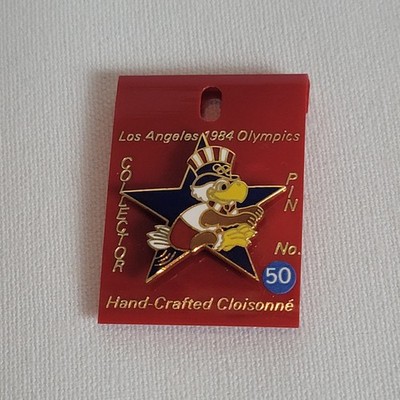 Vtg 1984 Olympics Los Angeles Usa Sam Eagle Collector Pin Number 50