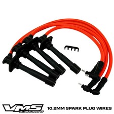 Vms Racing 10.2m Spark Plug Wires Set 93-97 Toyota Corolla 7a-fe 4afe Engine Red