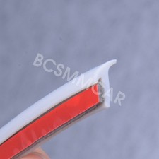 Slanted T-Type Car Bumper Edge Guard Molding Trim Rubber Seal Strip Protector