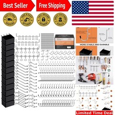 Industrial-Grade 278PC Pegboard Accessory Kit for Effortless Tool Organization