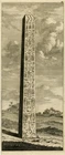 Antique Print-Depiction of an obelisk-Bruyn-1698