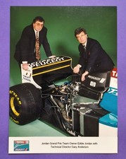 RARIT&Auml;T! altes Presse Werksfoto, Jordan Peugeot 196, Formel 1 GP 1996, 15x21cm