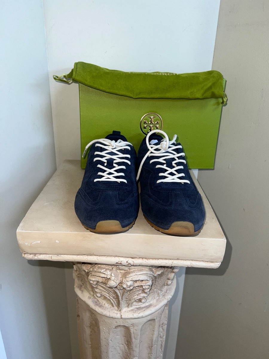 Women's Blue TORY BURCH Field Sneaker Size 9.5