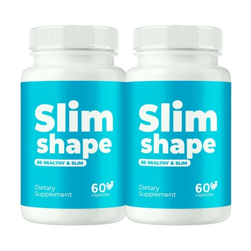 2-Pack Slim Shape Pills for Weight Loss, SlimShape Fat Burner - 120 Capsules