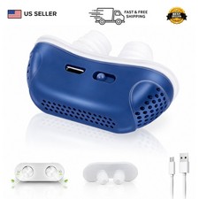Electric Anti Snore Device Anti-Snoring Stopper Anti Snore Nose Clip Sleep Aid