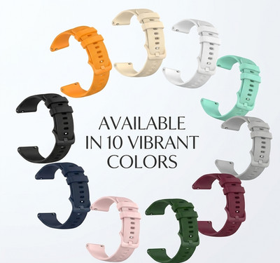20mm 22mm Quick Release Silicone Watch Band Strap Universal Replacement Bracelet