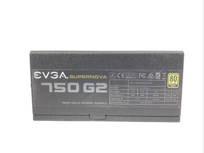 EVGA SuperNOVA 750 G2 Modular 750W Power Supply - PN 220-G2-0750 (NO CABLES)