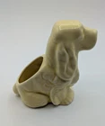 Vintage Shawnee Pottery Cocker Spaniel Planter Pale Yellow Dog Figurine 1940s US