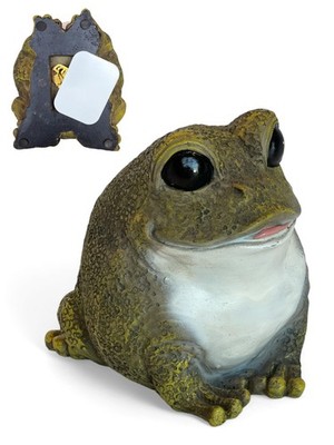 Gift Essentials Outdoor Key Hider Stocky Frog Kritter Key Holder Garden Statue
