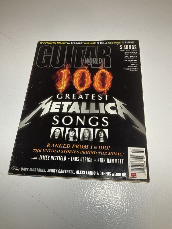 Guitar World 100 Greatest Metallica Songs