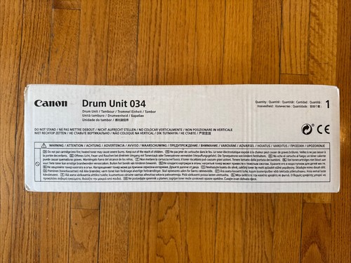 Canon Genuine Drum Cartridge 034 Black (9458B001), 1-Pack, for Canon Color - Picture 3 of 6