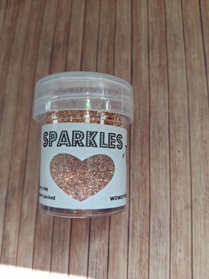 Wow! Sparkles Essential Glitter. Kupfer Feuer 15ml Topf