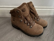 Stivali da passeggio Brasher marroni Country Walk impermeabili da donna UK 6 suola Vibram ottime condizioni
