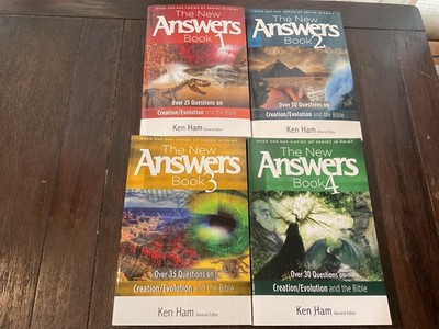 THE NEW ANSWERS BOOK SET  1-4 SOFTBOUND BY KEN HAM NEW!