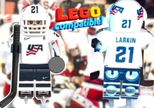 Custom Printed Lego National Team USA US States Hockey Player Minifigure Figure