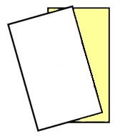 250 Sets, Legal Size (8.5'' x 14'') NCR 01898, 2 part Carbonless Paper, White-C...